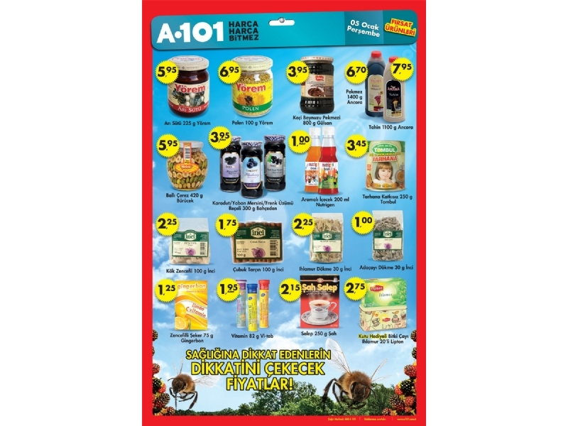 A101 5 Ocak 2012 Frsat rnleri