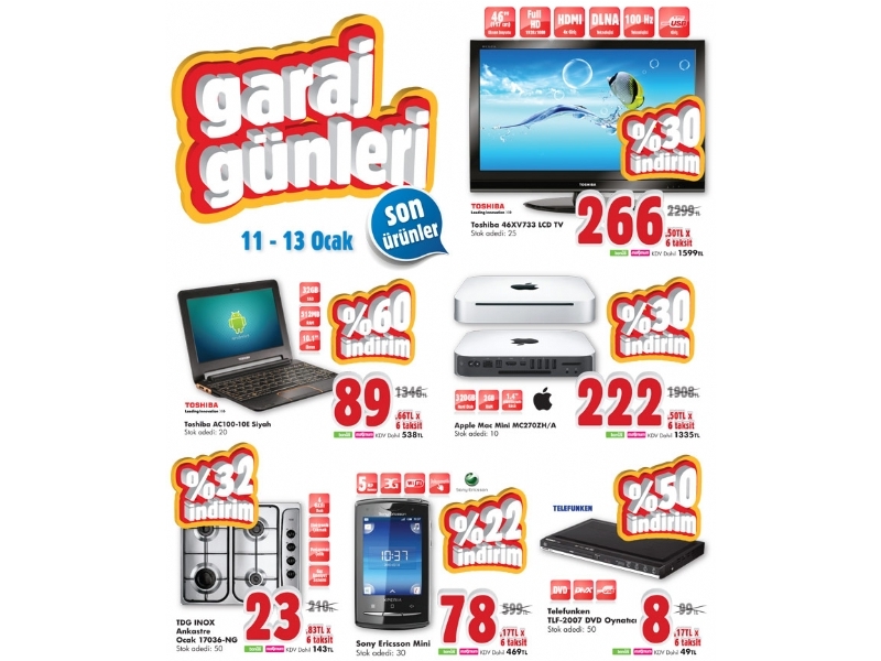 Bimeks Garaj Gnleri, %60'a Varan ndirimler