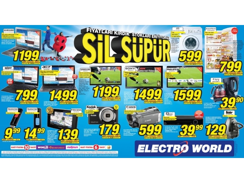 Electro World 6 - 8 Ocak 2012 ndirimleri