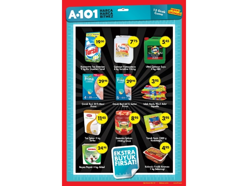 A101 12 Ocak 2012 Frsat rnleri