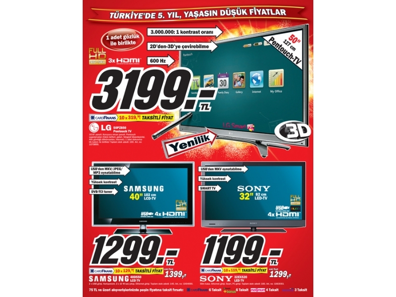 Media Markt 12 - 15 Ocak 2012 stanbul ndirimleri