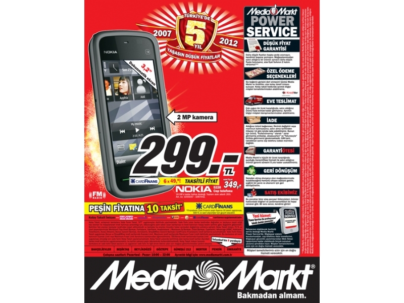 Media Markt 12 - 15 Ocak 2012 stanbul ndirimleri
