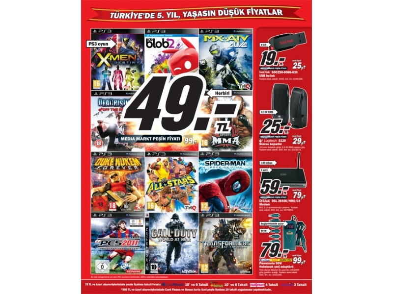 Media Markt  19 - 22 Ocak 2012 ndirimleri