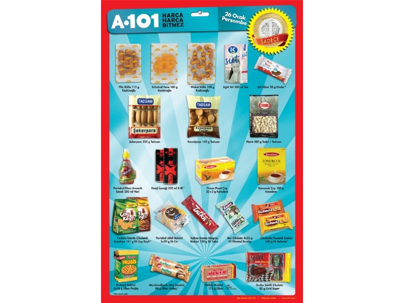 A101 26 Ocak 2012 Frsat rnleri