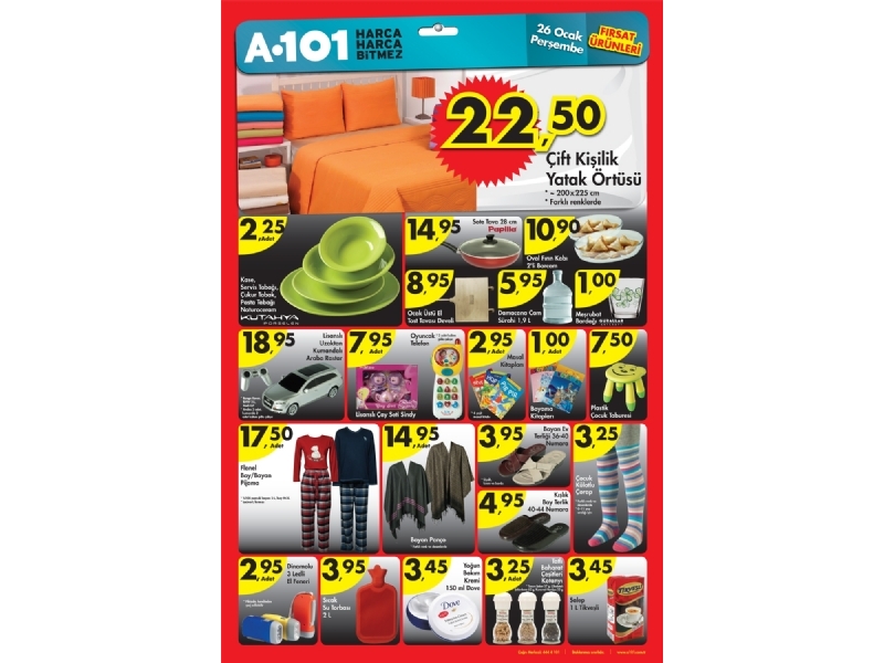 A101 26 Ocak 2012 Frsat rnleri