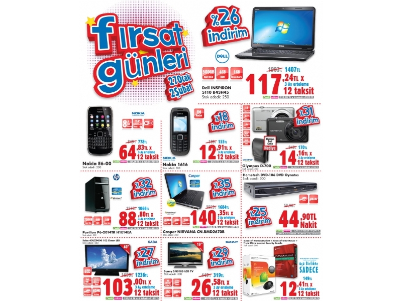 Bimeks 27 Ocak - 2 ubat 2012 Frsat Gnleri Kampanas