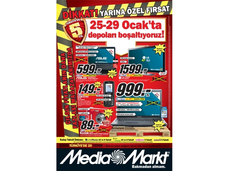 Media Markt 28 Ocak 2012 Depolar Boaltyoruz Kampanyas
