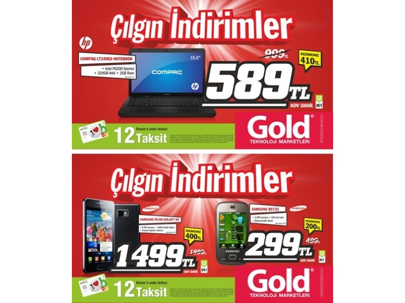Gold lgn ndirim Kampanyas