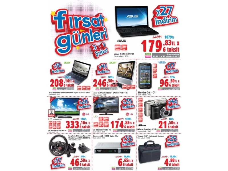 Bimeks 3 - 9 ubat 2012 Frsat Gnleri Kampanas