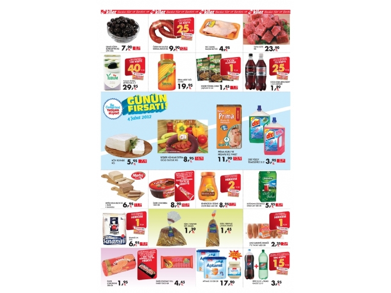 Kiler 3 - 6 ubat 2012 HaftaSonu ndirimleri