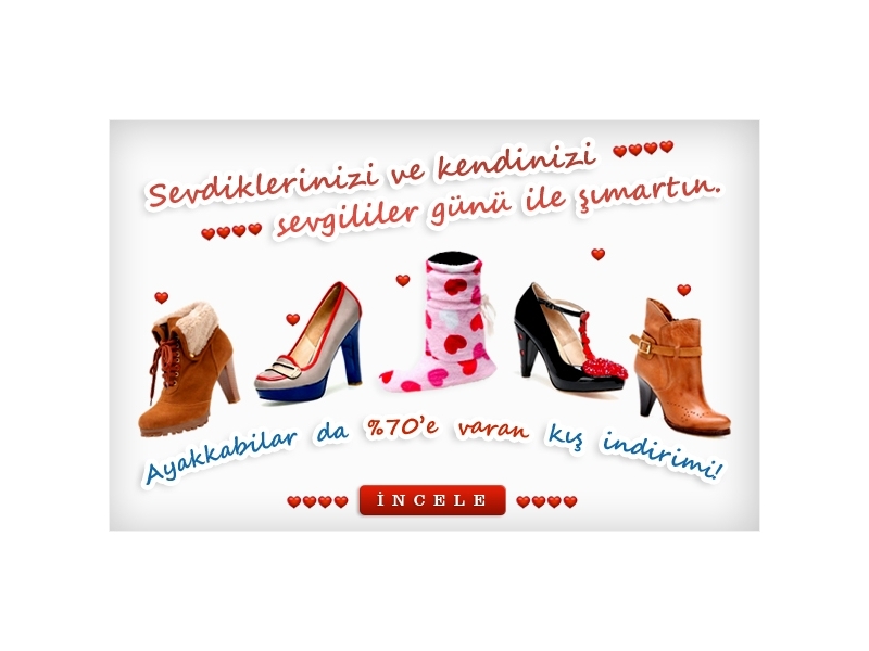 Zizigo Ayakkab Sevgililer Gn