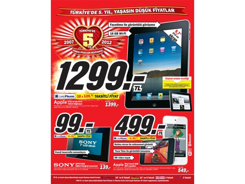 Media Markt  9 - 12 ubat 2012 ndirimleri