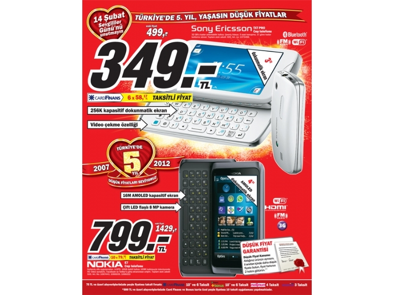 Media Markt  9 - 12 ubat 2012 ndirimleri