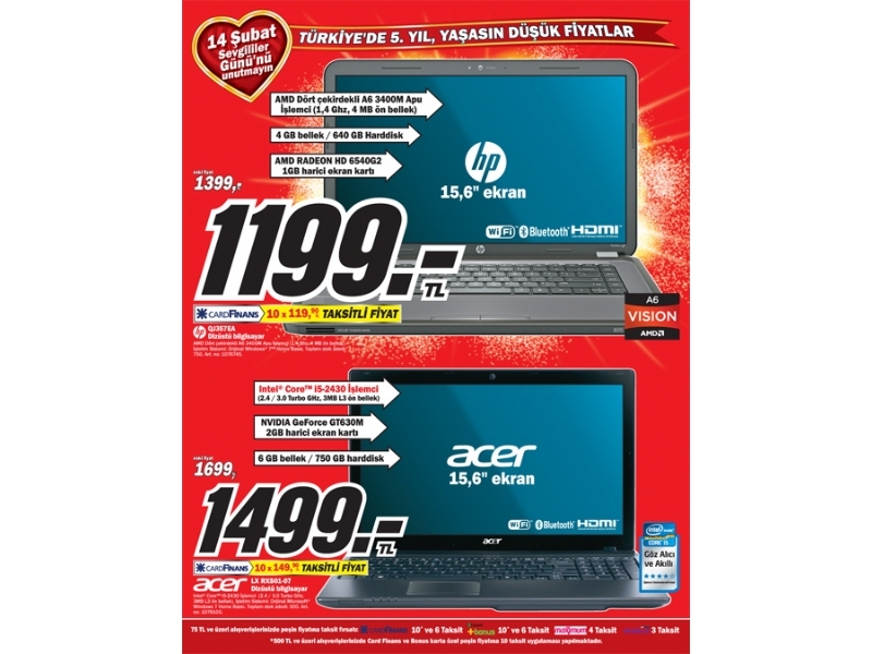 Media Markt  9 - 12 ubat 2012 ndirimleri