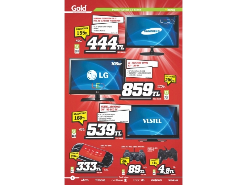 Gold 11 - 12 ubat lgn ndirim Kampanyas