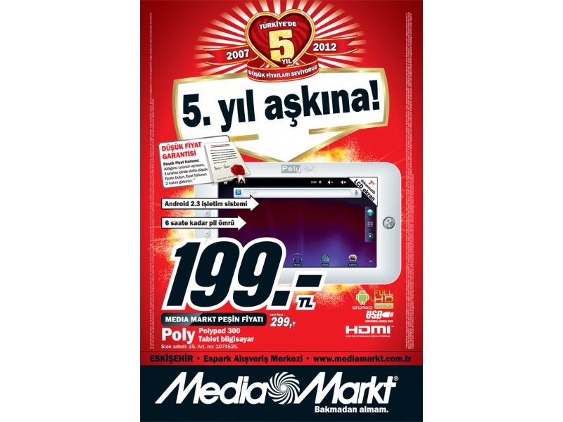Media Markt 11 - 19 ubat 2012 Eskiehir ndirimleri
