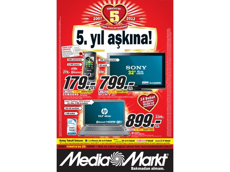 Media Markt  13 - 14 ubat 2012 ndirimleri