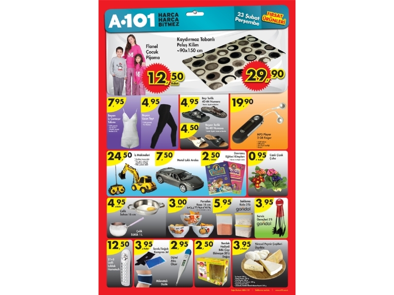 A101 Market 23 ubat 2012 Frsat rnleri