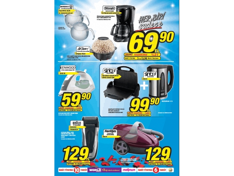 Electro World 1 - 4 Mart 2012 ndirimleri