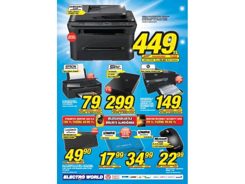 Electro World 1 - 4 Mart 2012 ndirimleri