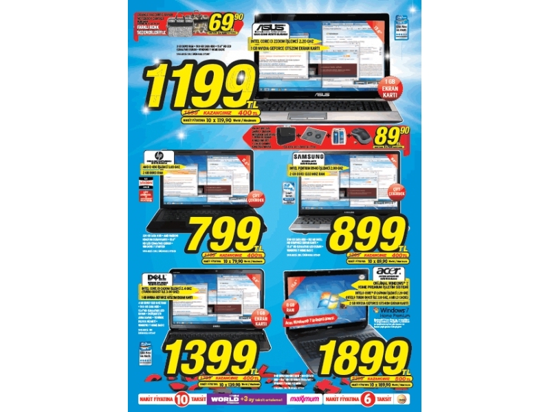 Electro World 1 - 4 Mart 2012 ndirimleri