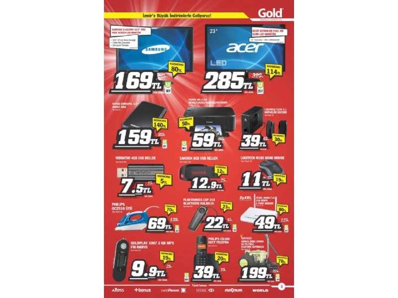 Gold 3 Mart zmir Bornova Byk ndirim Kampanyas
