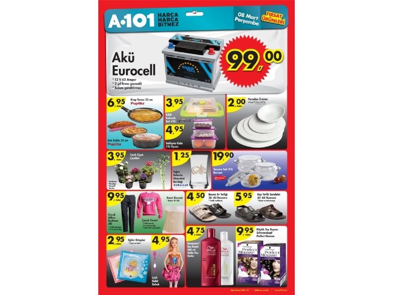 A101 8 Mart 2012 Frsat rnleri