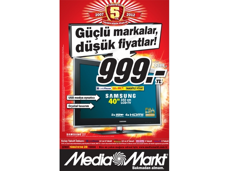 Media Markt 8 - 11 Mart 2012 ndirimleri