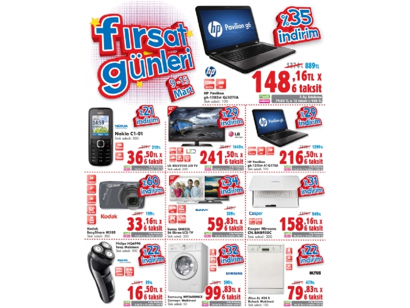 Bimeks 9 - 15 Mart 2012 Frsat Gnleri Kampanas