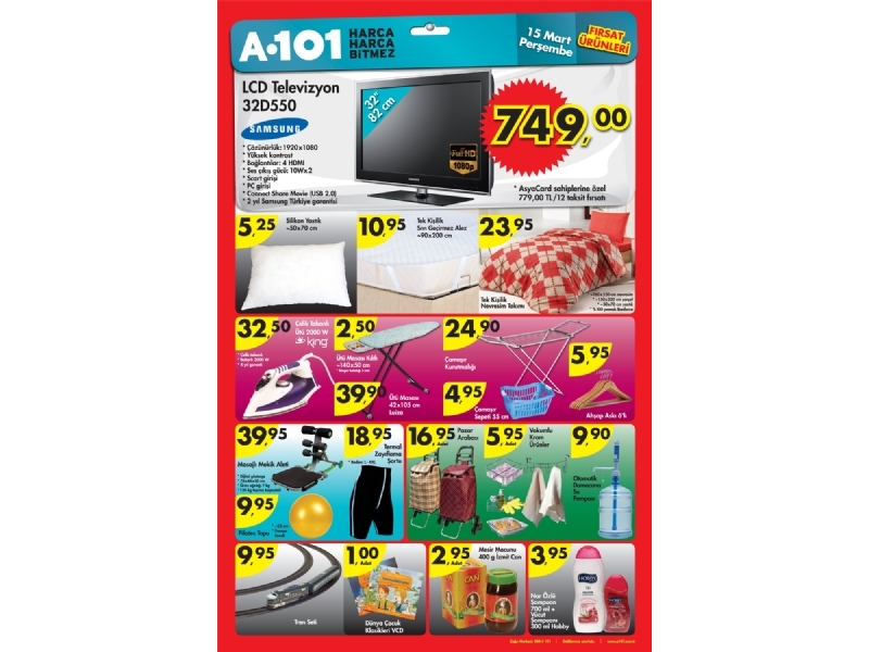 A101 Market 15 Mart 2012 Frsat rnleri