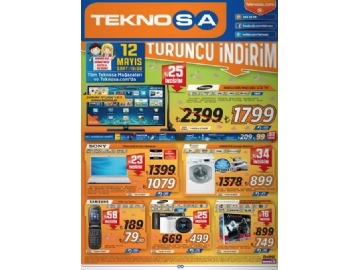 Teknosa 12 Mays 2012 Turuncu ndirim