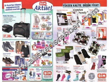 Bim 21 Ocak 2011 Aktel rnler - ndirimler