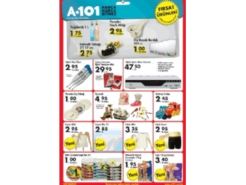 A101 Market 20 Ocak Frsat rnleri