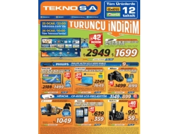 Teknosa 25 - 26 Ocak - 2