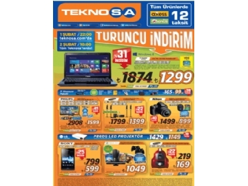 Teknosa Turuncu ndirim - 2