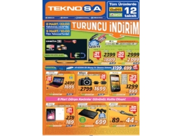 Teknosa Turuncu ndirim - 2