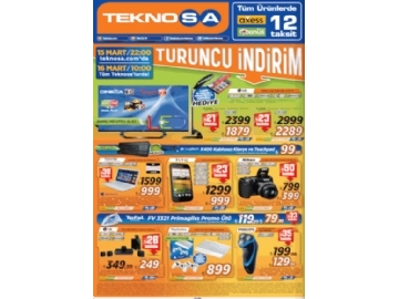 Teknosa Turuncu ndirim - 1