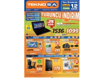 Teknosa Turuncu ndirim - 2