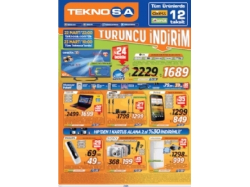 Teknosa Turuncu ndirim - 2