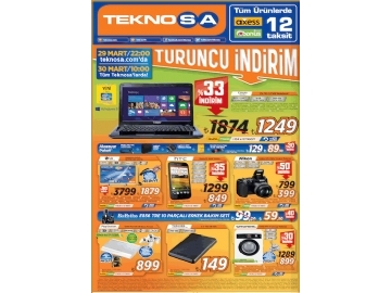 Teknosa Turuncu ndirim - 1