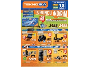 Teknosa Turuncu ndirim - 2