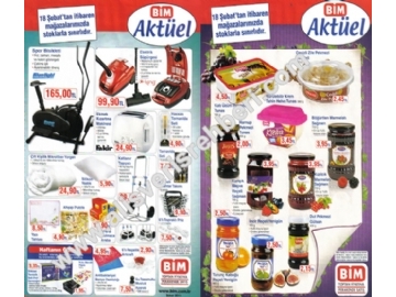 Bim 18 Şubat 2011 Aktüel Ürünler Kataloğu
