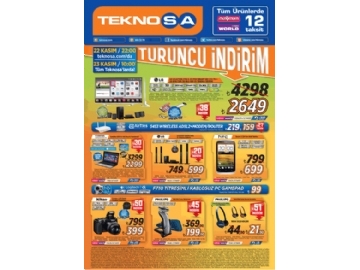 Teknosa Turuncu ndirim - 2