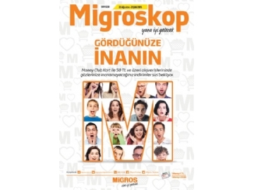 Migros 20 Austos - 2 Eyll 2015 Migroskop Dergisi - 1