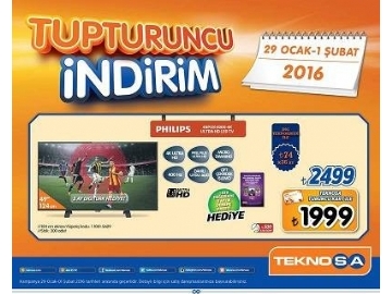 Teknosa 29 Ocak Turuncu ndirim - 1