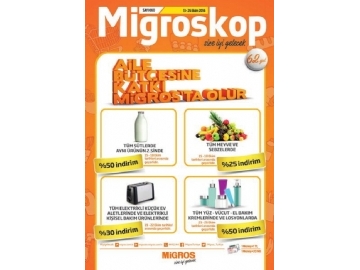 Migros 13 - 26 Ekim Migroskop Dergisi - 1