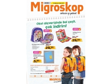 Migros 24 Austos - 6 Eyll Migroskop - 50