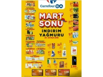 CarrefourSA Mart Sonu ndirim Yamuru