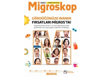 Migros 19 Temmuz - 1 Austos Migroskop - 1