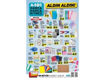 A101 6 Eyll Krtasiye rnleri - 3